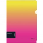 Папка-уголок Berlingo "Radiance", А4, 200мкм, желтый/розовый градиент