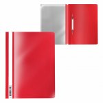 Папка-скоросшиватель пластиковая ErichKrause® Fizzy Classic, A4, красный