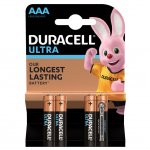 Батарейка Duracell UltraPower AAA (LR03) алкалиновая, 4BL