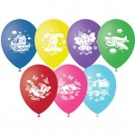 Воздушные шары, М12/30см, Поиск "Детская тематика", пастель, шелк (цена за 1 шт)