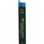 Грифели для механических карандашей Faber-Castell "Super-Polymer", 12шт., 0,7мм, HB