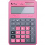 Калькулятор настольный Berlingo "Hyper", 12 разр., двойное питание, 171*108*12, розовый