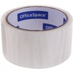 Клейкая лента упаковочная OfficeSpace, 48мм*40м, 38мкм, ШК