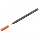 Ручка капиллярная Faber-Castell "Grip Finepen" оранжевая, 0,4мм, трехгранная