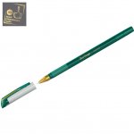 Ручка шариковая Berlingo "xGold" зеленая, 0,7мм, игольчатый стержень, грип