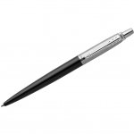 Ручка шариковая Parker "Jotter Bond Street Black CT" синяя, 1,0мм, кнопочн., подар. уп.
