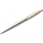 Ручка шариковая Parker "Jotter Core Stainless Steel GT" синяя, 1,0мм, кнопочн., подар. уп. Ручка шариковая Parker "Jotter Core Stainless Steel GT" синяя, 1,0мм, кнопочн., подар. уп.