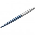 Ручка шариковая Parker "Jotter Core Waterloo Blue CT" синяя, 1,0мм, кнопочн., подар. уп.
