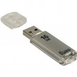 Флеш-диск 16GB, Smart Buy "V-Cut"   USB 2.0 Flash Drive, серебристый (металл. корпус )