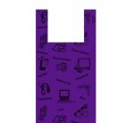 Пакет  42+18х64 "Электрон" фиолетовый