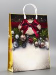 ссс Сумочка из мягкого пластика 41х32х10 Новогодние шары ссс Сумочка из мягкого пластика 41х32х10 Новогодние шары