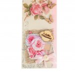 Конверт для денег "С Днём Рождения!" ручная работа, розовые розы  4134352