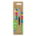 Ручка шариковая PARKER Jotter Plastic CT, черный, детали нержавеющая cталь, блистер, синяя, 2096873 Ручка шариковая PARKER Jotter Plastic CT, черный, детали нержавеющая cталь, блистер, синяя, 2096873