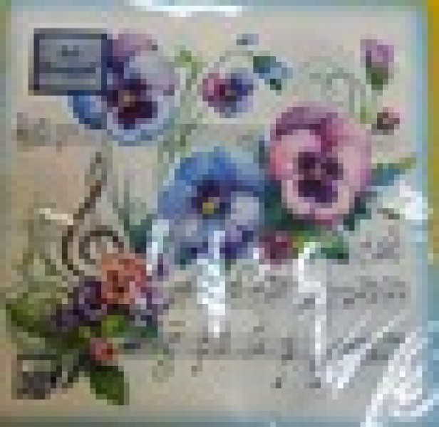 купить Салфетки бум. DESNA BOUQUET 33x33, 3-сл., с рис (20 листов) Анютины глазки в Тамбове
