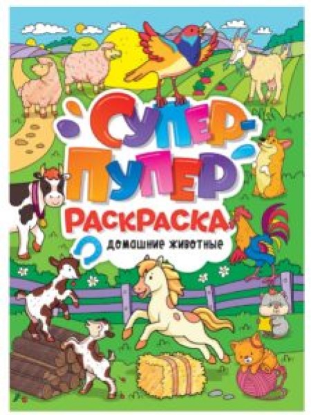 купить СУПЕР-ПУПЕР РАСКРАСКА. ДОМАШНИЕ ЖИВОТНЫЕ в Тамбове
