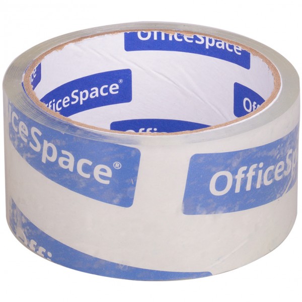 купить Клейкая лента упаковочная OfficeSpace, 48мм*40м, 38мкм, крист. чистая, ШК в Тамбове