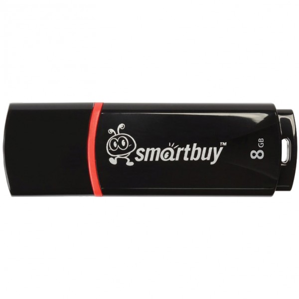 купить Память Smart Buy "Crown"   8GB, USB 2.0 Flash Drive, черный в Тамбове