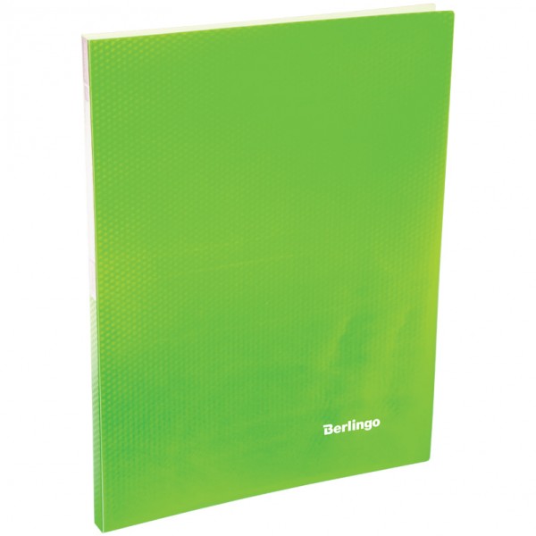 купить Папка с 20 вкладышами Berlingo "Neon", 14мм, 700мкм, неоновая зеленая в Тамбове