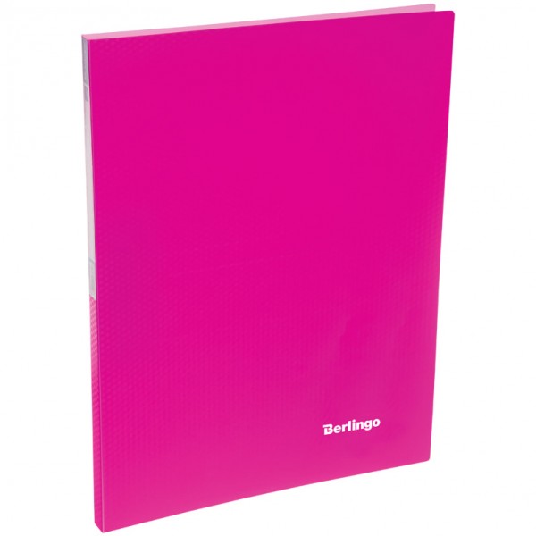 купить Папка с 20 вкладышами Berlingo "Neon", 14мм, 700мкм, неоновая розовая в Тамбове