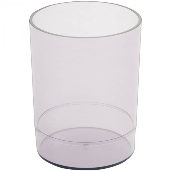 купить Подставка-стакан Стамм "Офис", пластик, круглый, тонированный серый в Тамбове