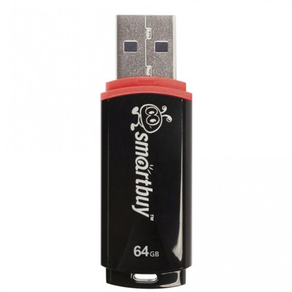купить Флеш-диск 32GB SMARTBUY Crown USB 2.0, черный в Тамбове
