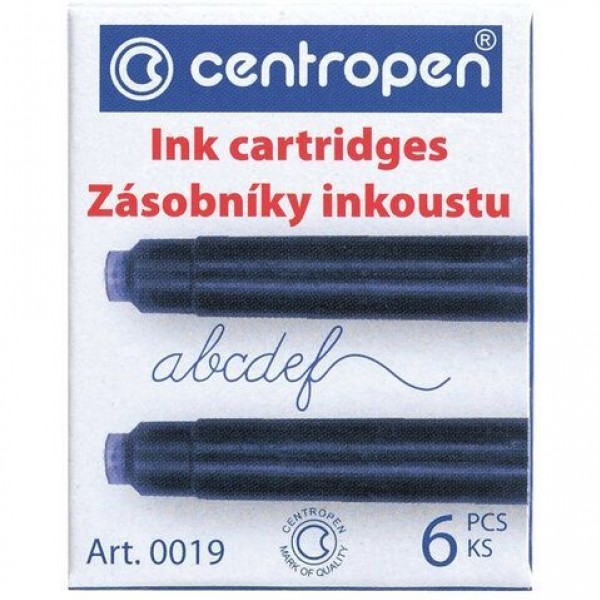 купить Картриджи чернильные СИНИЕ CENTROPEN, (1 шт), 0019/6 в Тамбове