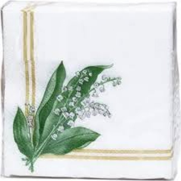 купить Салфетки бум. DESNA BOUQUET 20x20,2-сл. (30 листов) Ландыши в Тамбове