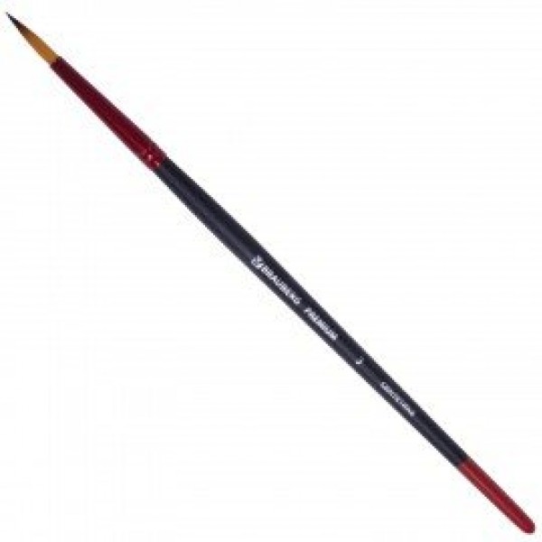 купить Кисть синтетика, круглая №3, BRAUBERG PREMIUM, 201002 в Тамбове