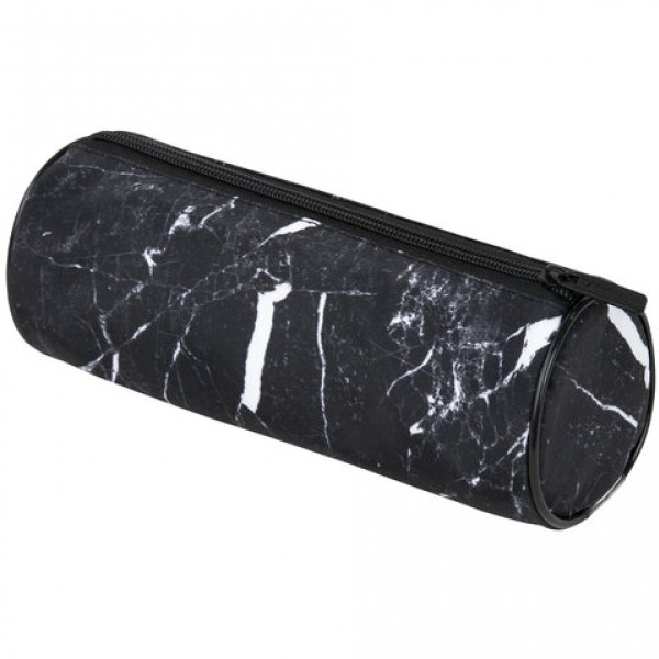 купить Пенал-тубус BRAUBERG, с эффектом Soft Touch, мягкий, Black marble, 22х8 см, 271569 в Тамбове