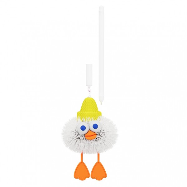 купить Ручка с пушистой подвеской шариковая FUNSTER "FLUFFY DUCK", СИНЯЯ, узел 0,7мм, 144525 в Тамбове