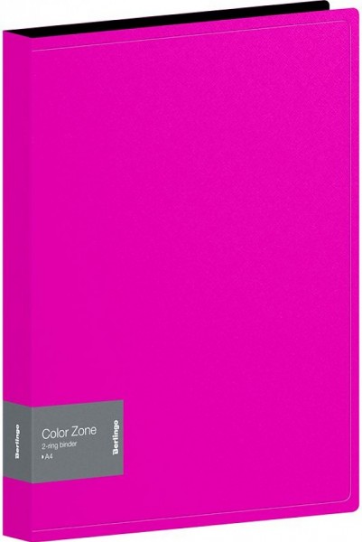 купить Папка на 2 кольцах Berlingo "Color Zone", 35мм, 1000мкм, розовая в Тамбове