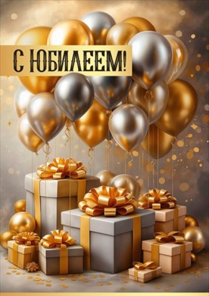 купить Открытка А4 "С Юбилеем!" текст 1917 в Тамбове