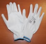 Перчатки нейлоновые Люкс; Белые (PSV033P-размер 10)