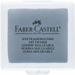 Ластик-клячка Faber-Castell, формопласт, 40*35*10мм, серый, пластик. контейнер