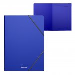 Папка на резинках пластиковая ErichKrause® Matt Classic, A4, синий